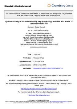 Provisional PDF - Chemistry Central Journal