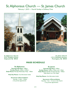 St. Alphonsus Church - John Patrick Publishing Company