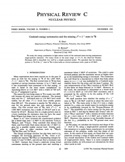 123. - Institute for Nuclear Theory