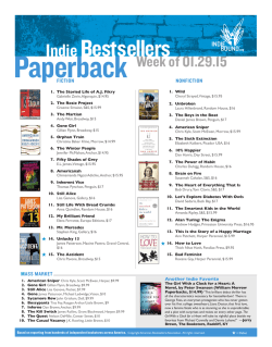 IndieBestsellers - American Booksellers Association