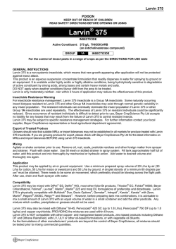 Larvin 375 - Bayer CropScience
