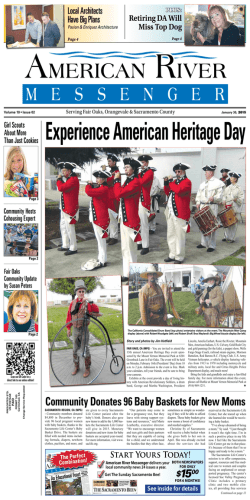 Most Current Issue - American River Messenger