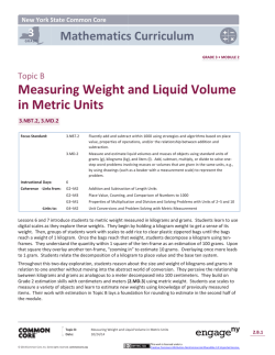 Grade 3 Mathematics Module 2, Topic B, Overview