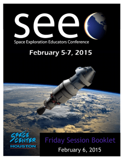 Session descriptions (pdf) &ndash; Friday