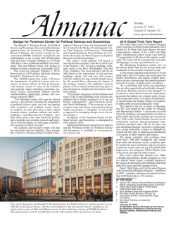 January 27, 2015 - University of Pennsylvania