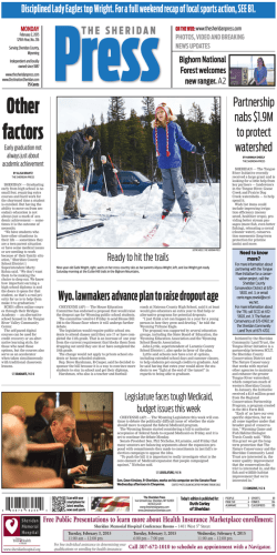 The Sheridan Press E-Edition Feb. 2, 2015