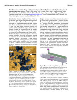 Titan Submarine : Vehicle Design and Operations Concept for the