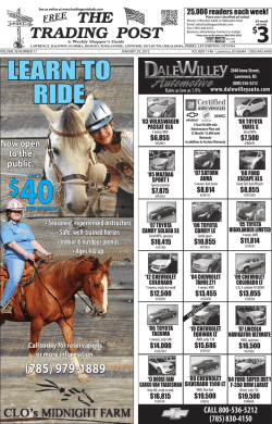 LEARN TO RIDE - Tradingpostdeals.com