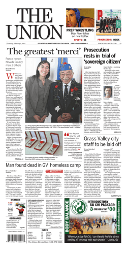 WEEKENDER Tasers in Nevada City