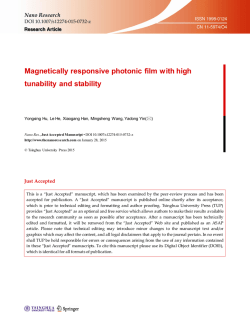 Magnetically responsive photonic film with high