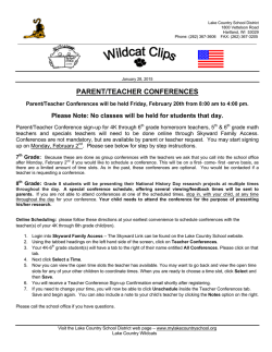 Wildcat Clips - Lake Country School District