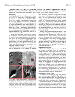 Compositional and Structural Characteristics of - USRA