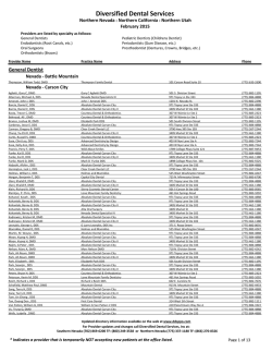 Diversified Dental Services