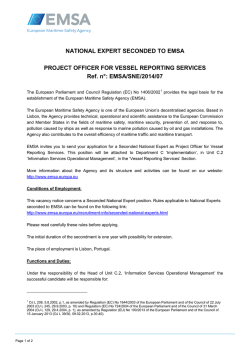 [Click here and type place and date] - EMSA