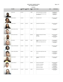 Booking Report 1-28-15