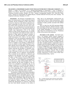 Measuring Atmospheric Radon with the RAD Instrument Onboard
