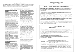 LCRA Newsletter Feb 2015 - Little Chester Residents Association