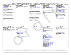 Fifth Committee of the UN General Assembly : Programme of Work