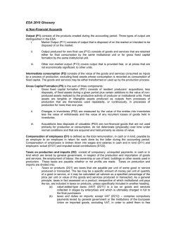 ESA10 Glossary