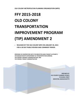 amendment 2 - Old Colony Planning Council