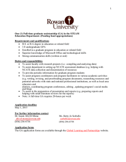 (GA) in the STEAM Education Department