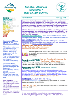 Newsletter - Frankston City Council