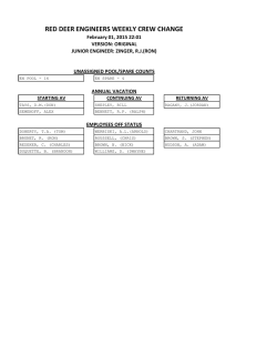 Weekly - TCRC Division 356