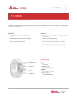 FM 2935 HD - Avery Dennison | Tapes