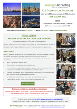 B2B Destination Showcase - Moulden Marketing, Ltd.