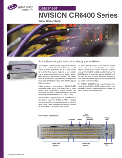 NVISION CR6400 Series