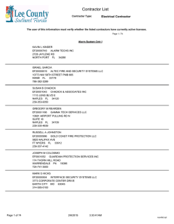 Contractor List - LeeGov