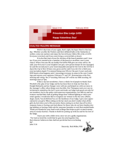 News Letter - Princeton Elks 1459