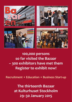 300 exhibitors have met them Register to exhibit now!