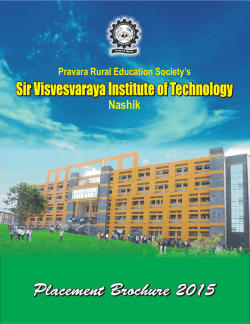 Placement Brochure - Pravara Education