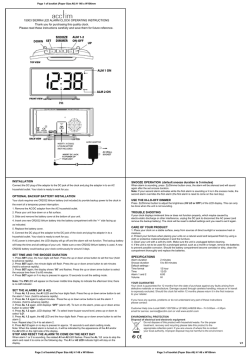 set snooze dimmer down up alm 1-2 on-off alm 1 on alm 2