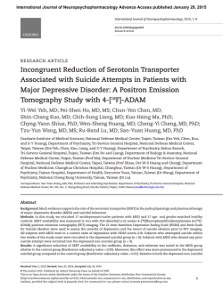 Incongruent Reduction of Serotonin Transporter Associated with