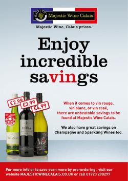 When it comes to vin rouge, vin blanc, or vin ros&eacute;, there