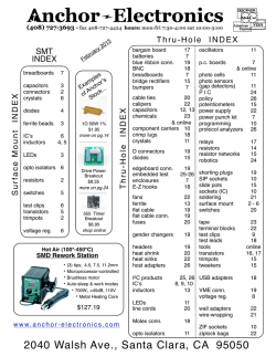 Price List - Anchor Electronics