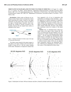 Orientation of Basin-Related Tectonic Features on Mercury