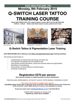 Course Info - GCG Healthcare