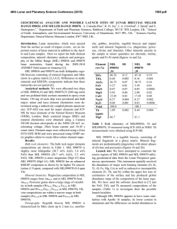 Geochemical Analysis and Possible Launch Sites of Lunar Breccias