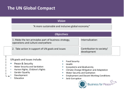 Melissa Powell, UN Global Compact