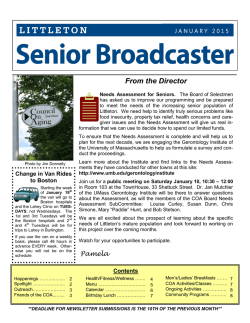 January 2015 Newsletter-FINAL