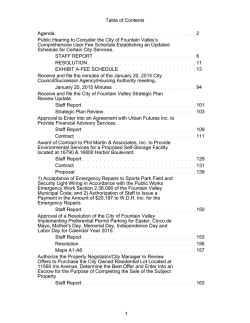 council action request - City of Fountain Valley