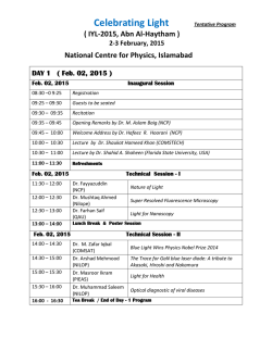 here - National Centre for Physics