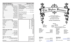 Bybee Banner - Church of Christ at Bybee Branch