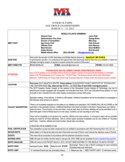 Middle Atlantic Junior Olympics