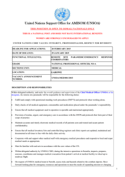 United Nations Support Office for AMISOM (UNSOA)