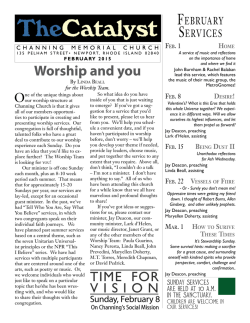 The Catalyst - Channing Memorial Church