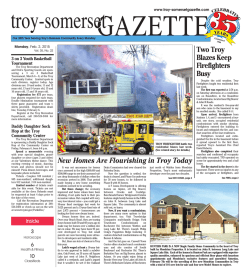 Current Issue - Troy